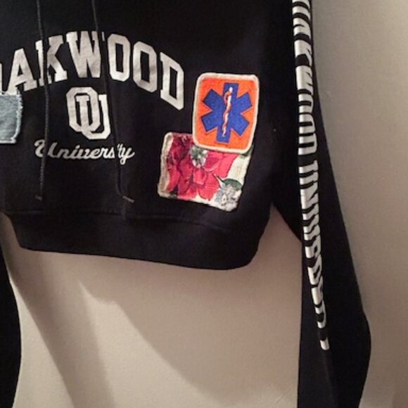 Riley 1880 All Patched Up College Showgirl Oakwood Special Edition Hoodie NEW XS - Picture 7 of 15